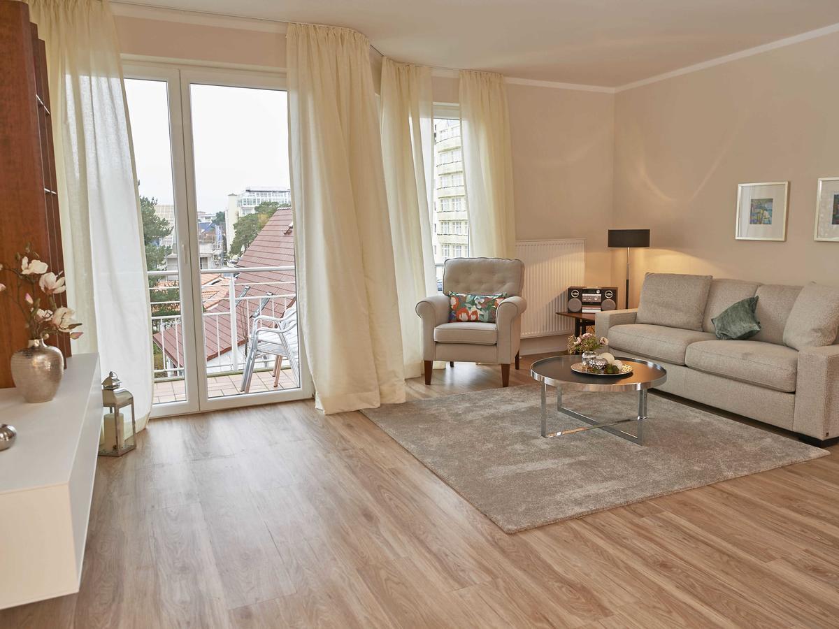 Residenz Bel Vital In Binz - Wg21 Mit Balkon Und Seitlichem Meerblick Exterior foto